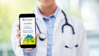 ECO ORIGIN CO2-reduzierten medizinischen flüssigen Sauerstoff und Stickstoff von Air Liquide Medical